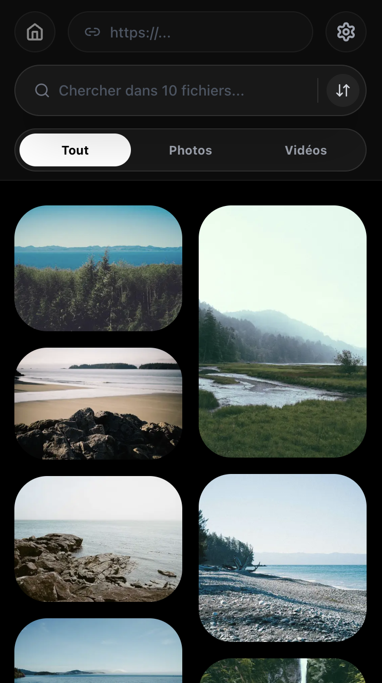 Aperçu d’Apasnap, photos de course running.